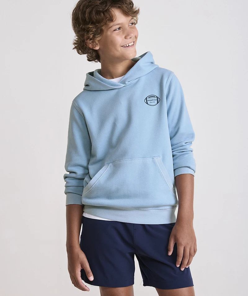Boys' Surf Terry Football Graphic Hoodie