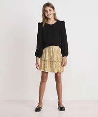 Girls' Bow-Back Sweater