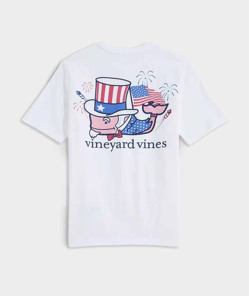 Boys' Uncle Sam Whale Short-Sleeve Pocket Tee