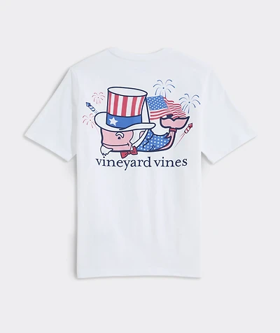 Boys' Uncle Sam Whale Short-Sleeve Pocket Tee