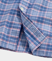 Plumeria Plaid Performance Cotton Shirt