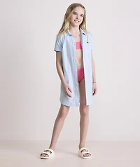 Girls' Short-Sleeve Harbor Cover-Up