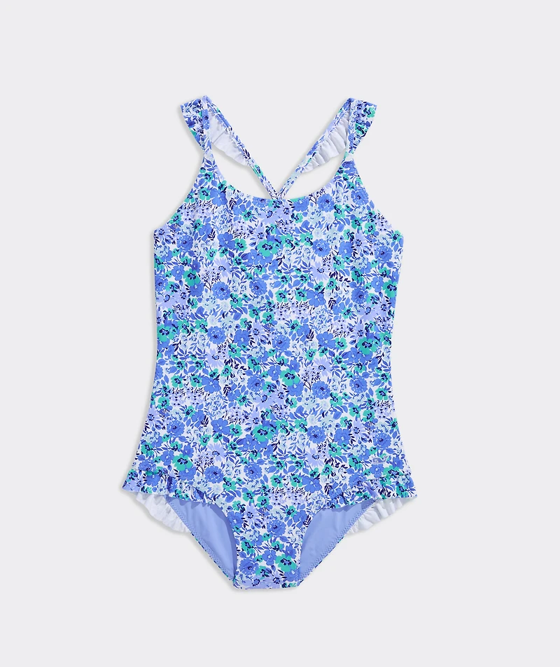 Girls' Ruffle One-Piece