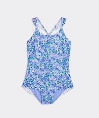 Girls' Ruffle One-Piece