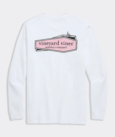 Logo Box Coffin Long-Sleeve Pocket Tee