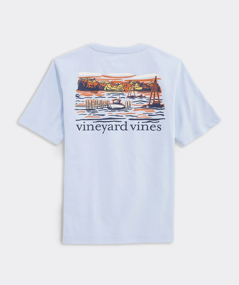 Boys' Dockside Autumn Wakes Short-Sleeve Pocket Tee