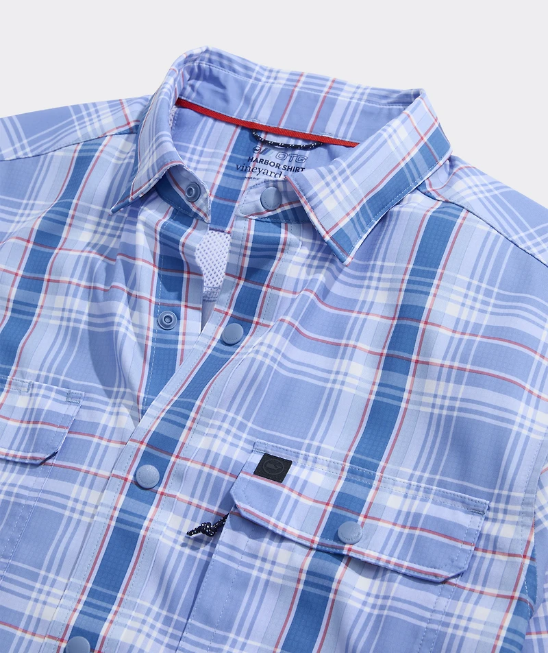Sailfish Plaid Performance Harbor Shirt