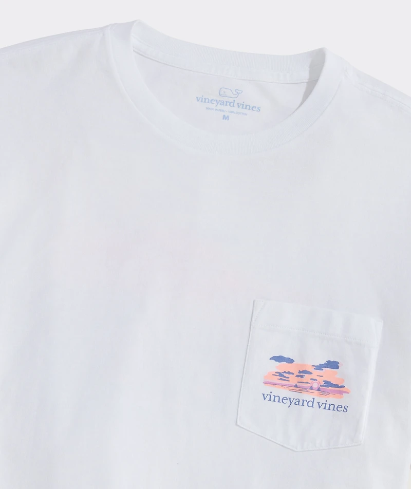 Palm Beach Scenic Short-Sleeve Pocket Tee