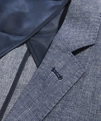 Cotton-Linen Indigo Blazer