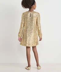 Girls' Dakota Sequin Swing Dress