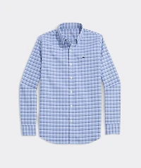 Boys' Kingston Tattersall Performance Cotton Shirt