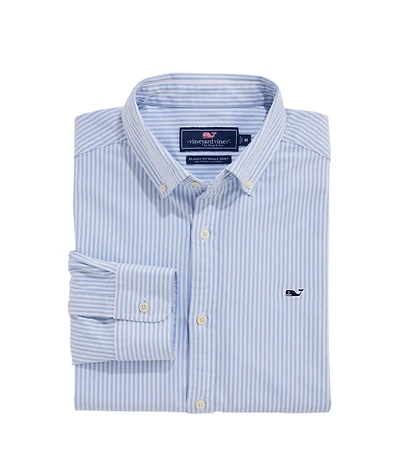 OUTLET Classic Fit Stripe Oxford Whale Shirt
