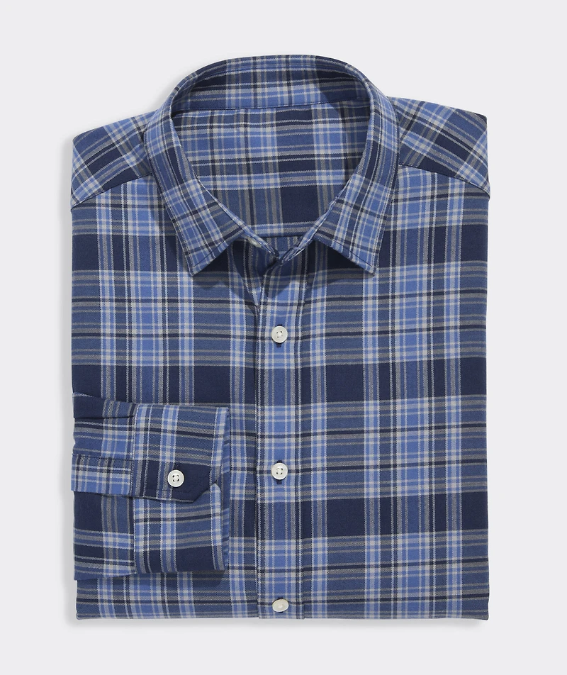 Performance Brushed Tech Twill Sherburne Plaid Shirt