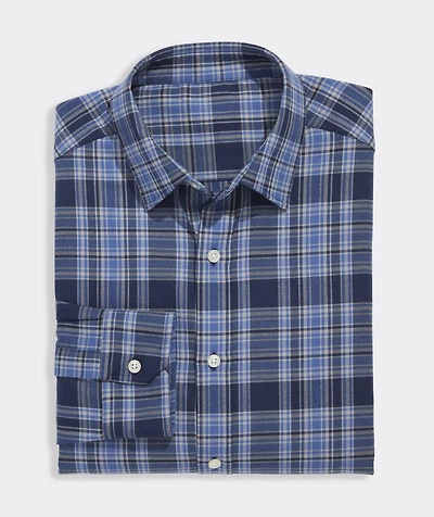 Performance Brushed Tech Twill Sherburne Plaid Shirt