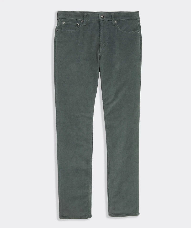 Stretch Terry Cord 5-Pocket Pants