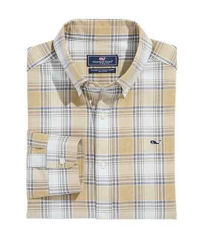 OUTLET Twill Plaid Shirt