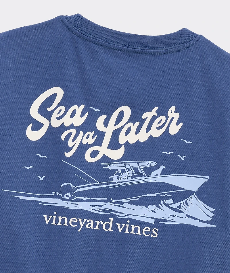 Boys' Sea Ya Later Short-Sleeve Pocket Tee