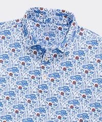 University of Florida Men's Printed Sankaty Polo
