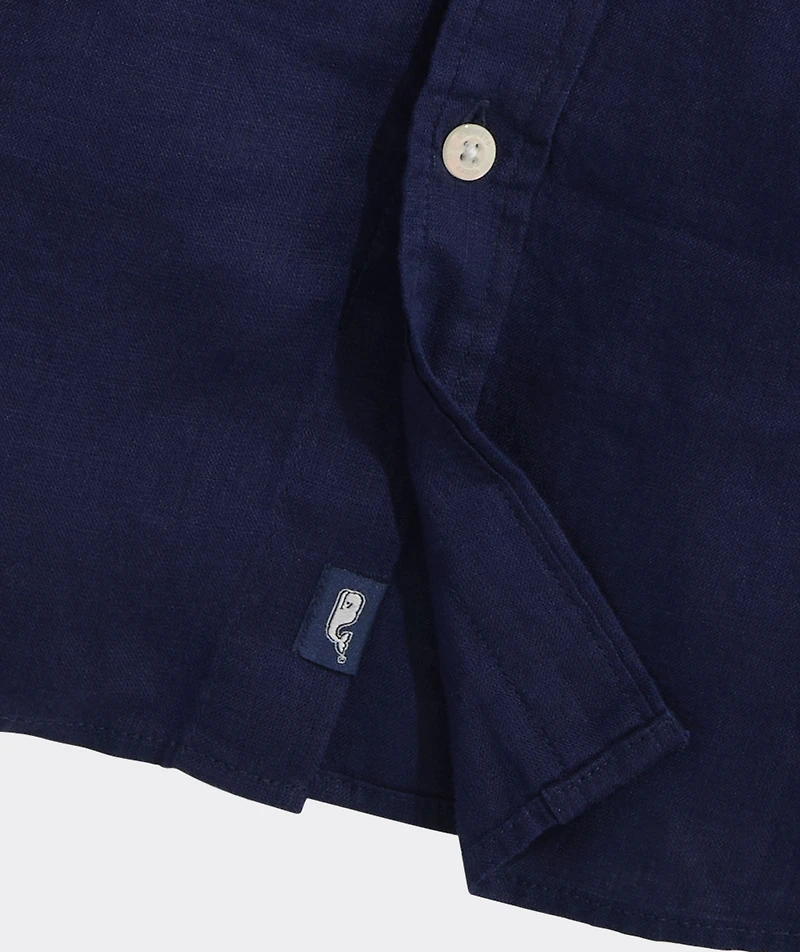 Surfside Solid Linen Shirt
