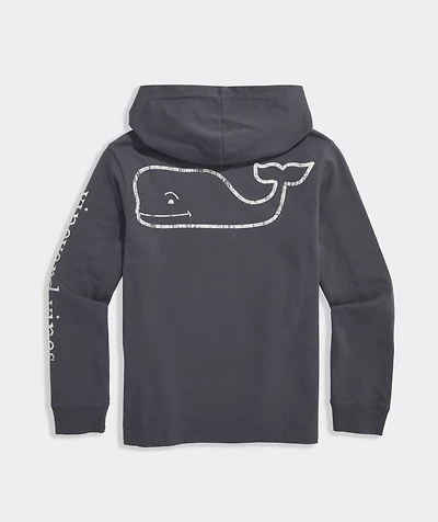 Boys' Vintage Whale Long-Sleeve Hoodie Tee