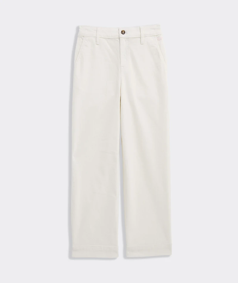Girls Wide Leg Corduroy Pants