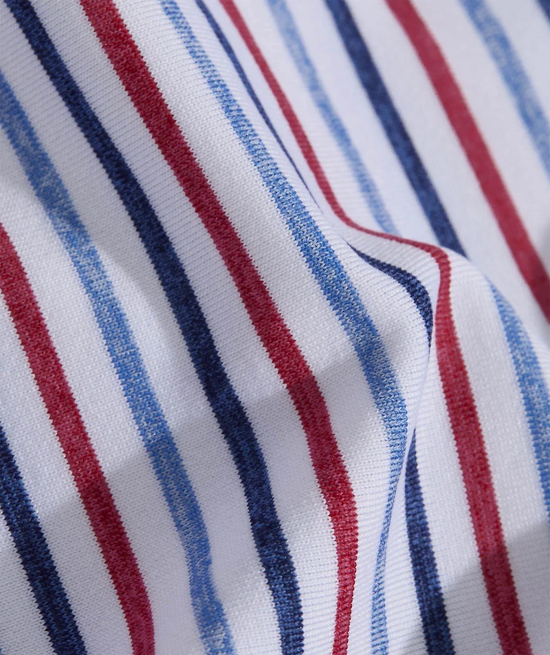 Boys' Multi Bradley Stripe Sankaty Polo