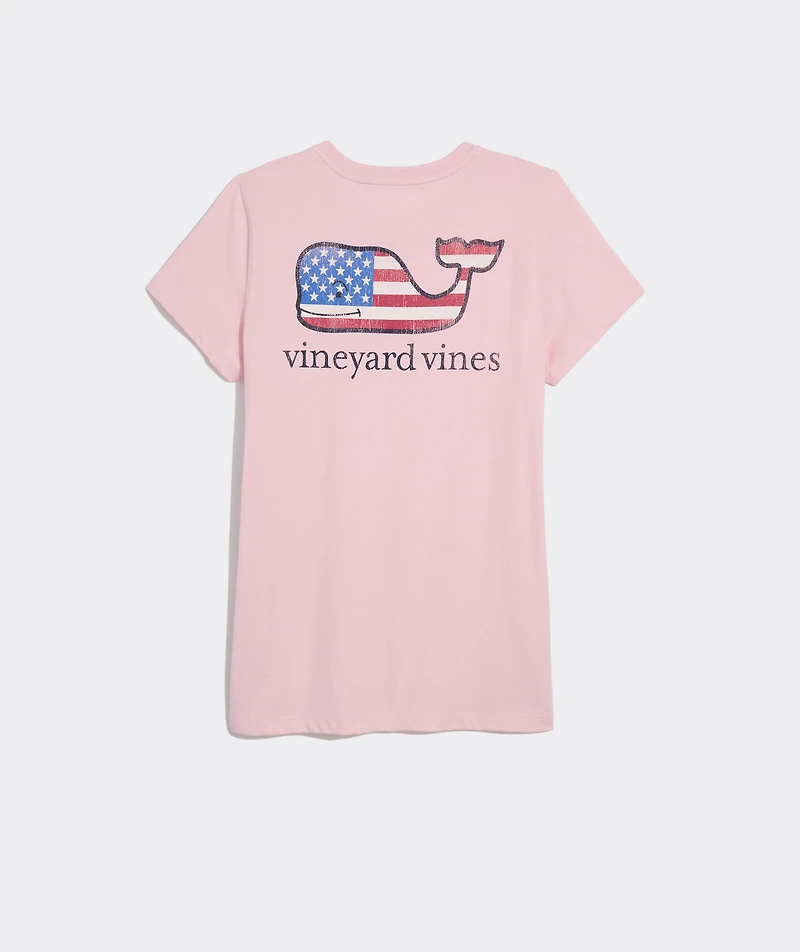 Flag Whale Short-Sleeve Pocket Tee