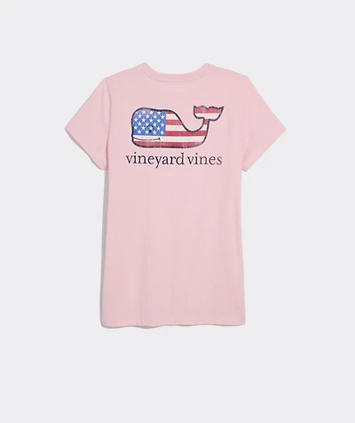Flag Whale Short-Sleeve Pocket Tee