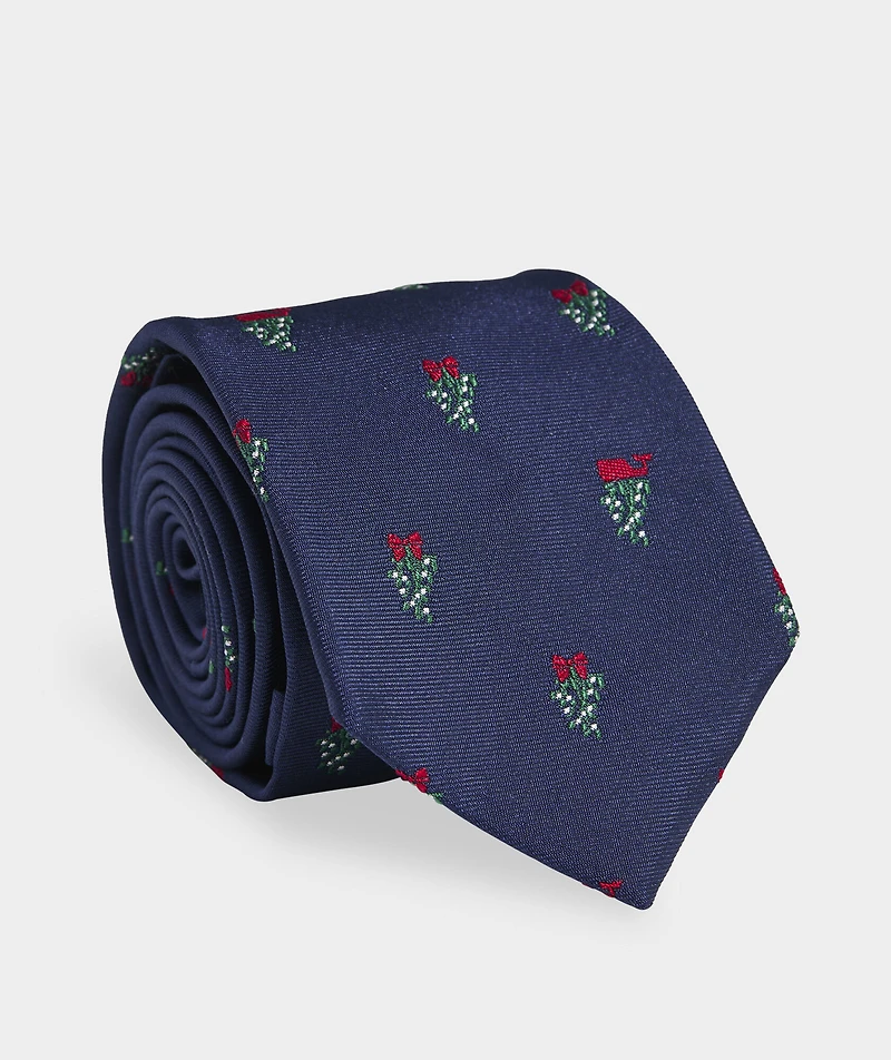 Mistletoe Woven Kennedy Tie