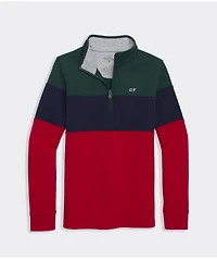 Boys' Tri-Color Blocked Saltwater Quarter-Zip