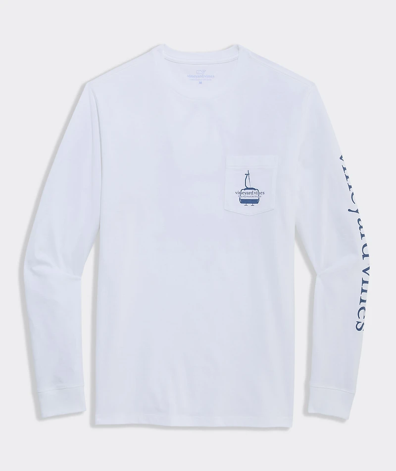 Ski Lift Long-Sleeve Pocket Tee