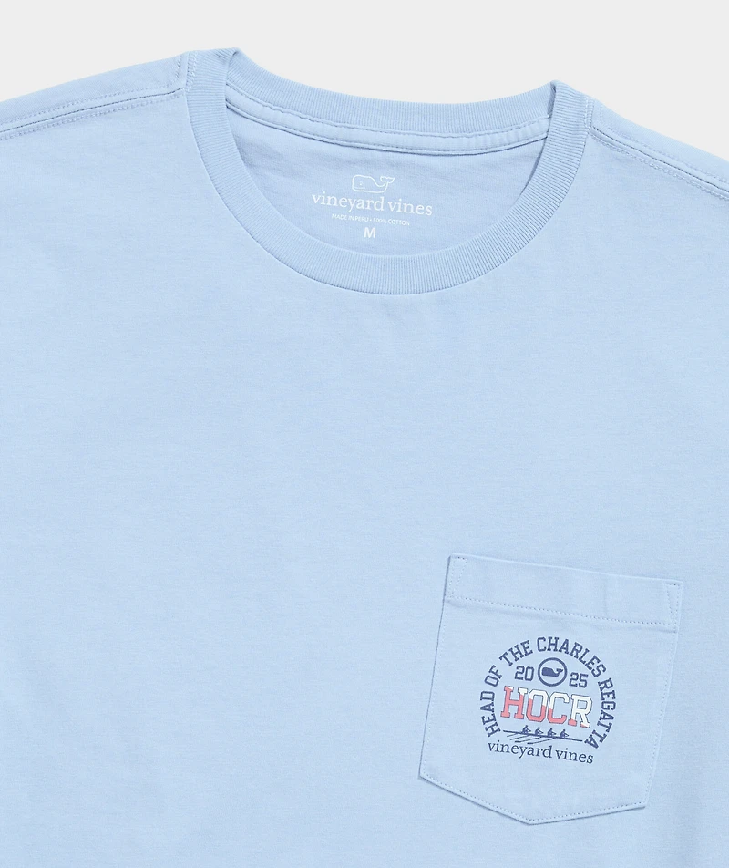 Head Of The Charles® Rower Stack Short-Sleeve Pocket Tee