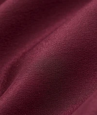 Ruffle-Sleeve Tie-Neck Blouse