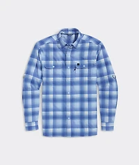 Lightweight Performance Harbor Plaid Shirt