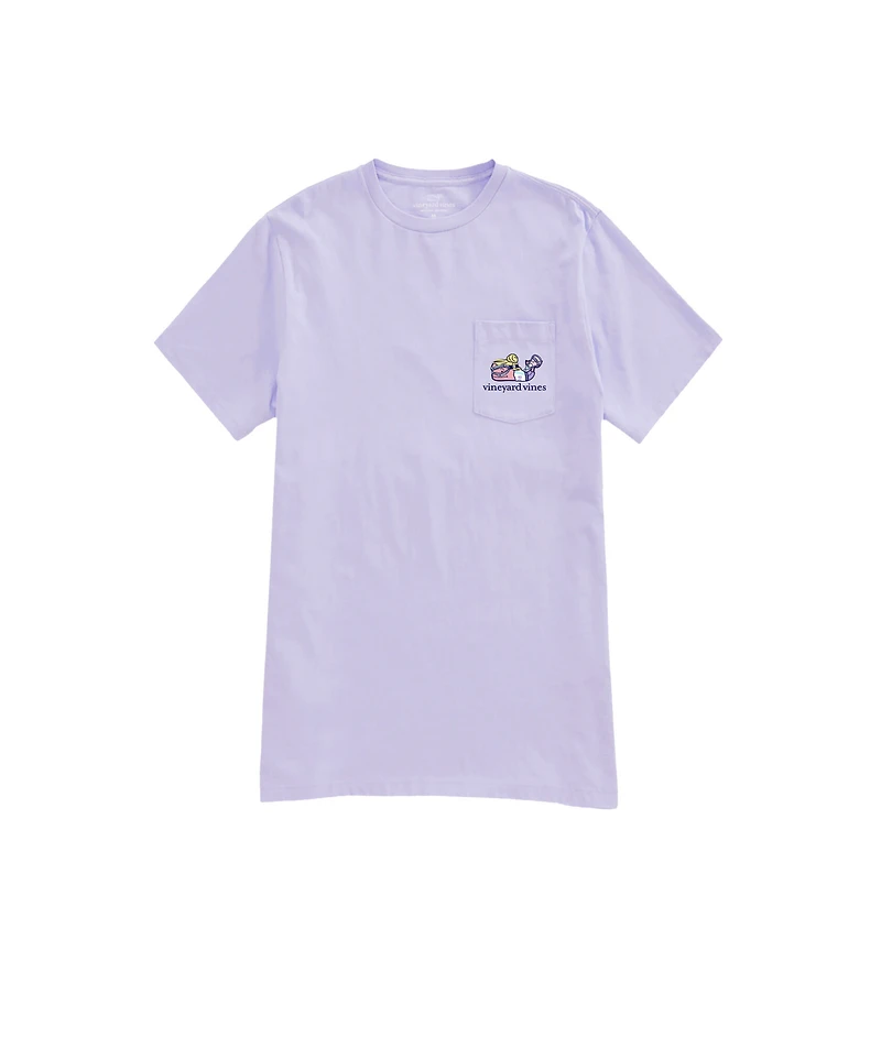 OUTLET Women's LAX Whale Short-Sleeve Pocket Tee