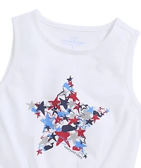 OUTLET Girls' Tie Star Tank Top