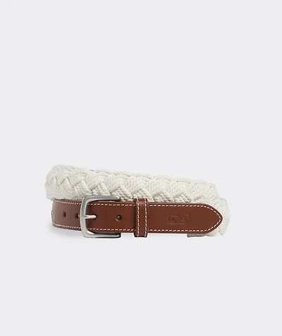 Braided Rope Club Belt