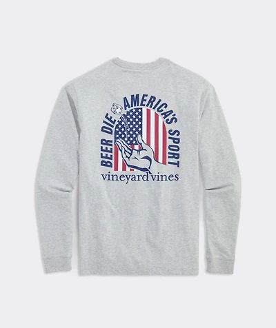Beer Die Long-Sleeve Pocket Tee