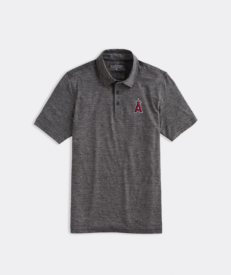 Los Angeles Angels Destin Stripe Sankaty Polo