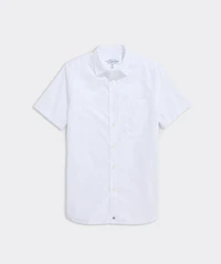 Breakwater Solid Performance Cotton Short-Sleeve Shirt