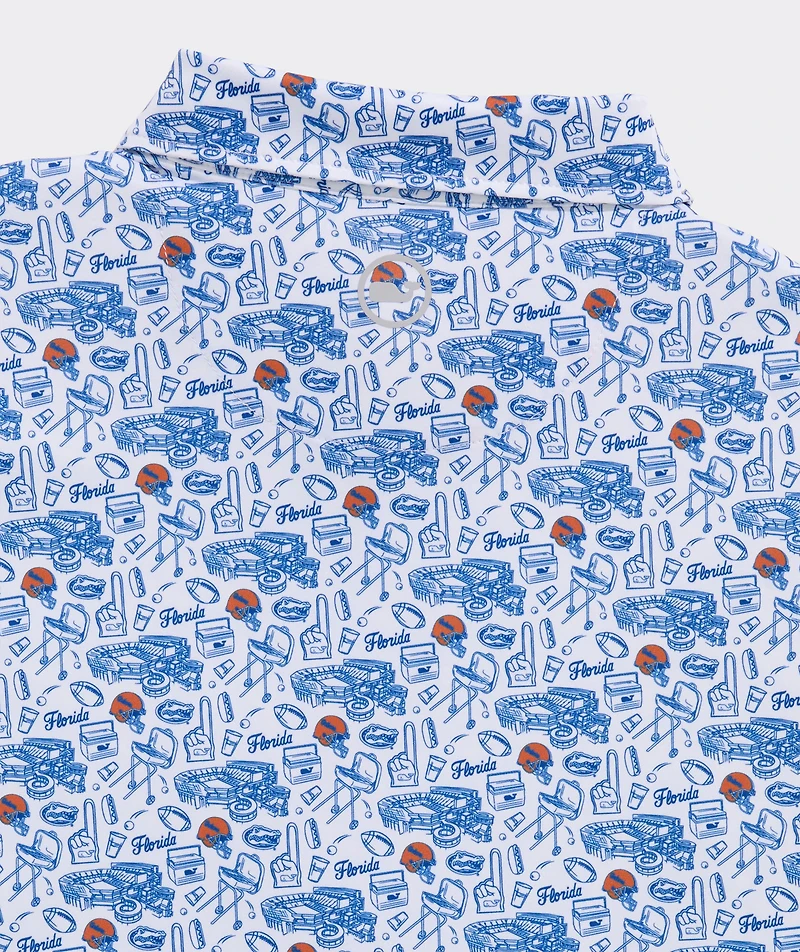 University of Florida Men's Printed Sankaty Polo