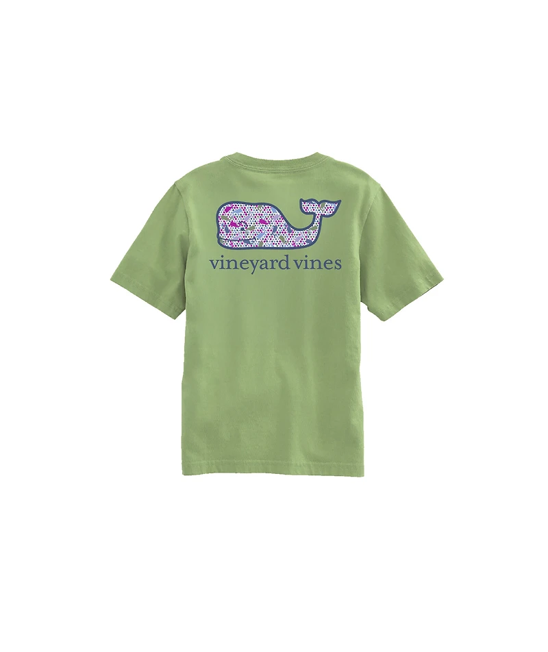 OUTLET Girls' Tiny Diamond Whale Short-Sleeve Pocket Tee