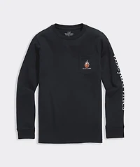 Boys' Headless Horseman Whale Long-Sleeve Pocket Tee