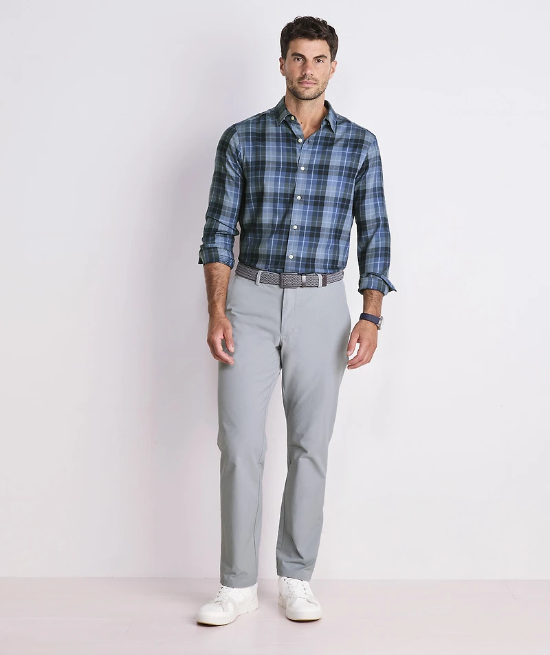Brant Point Plaid Tech Twill Shirt