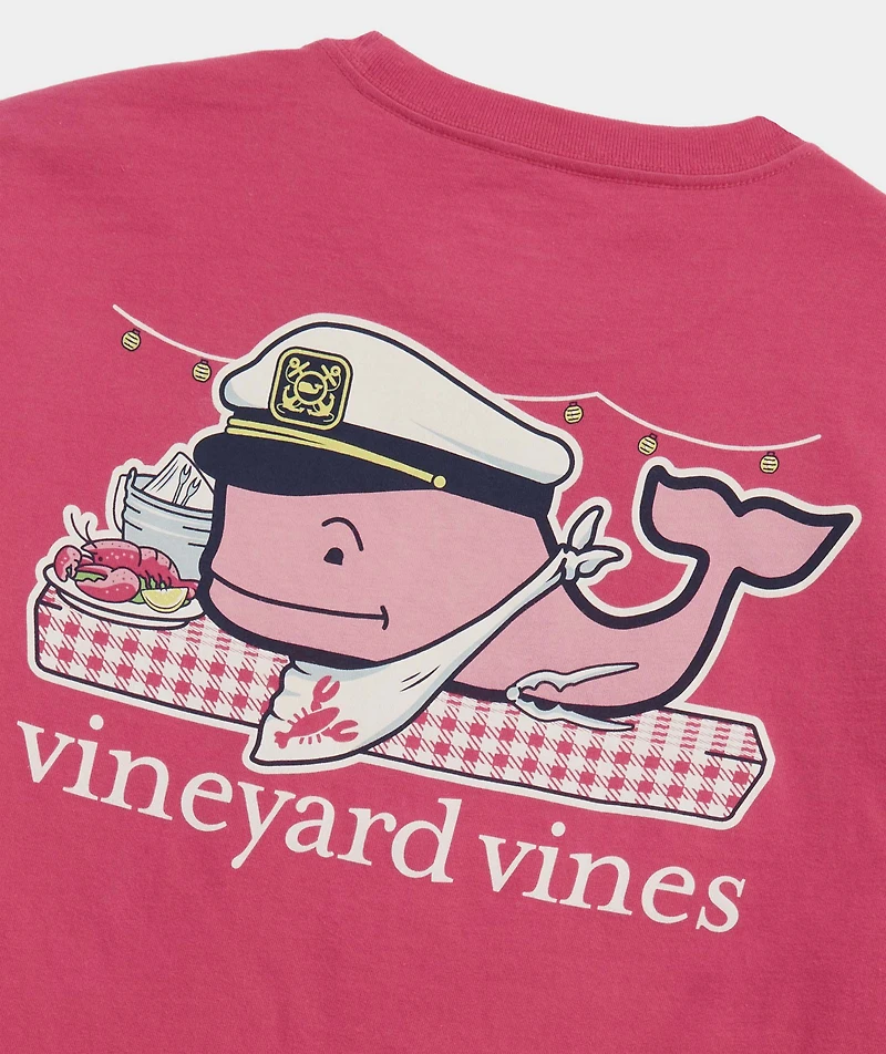 Lobster Bake Whale Short-Sleeve Pocket Tee