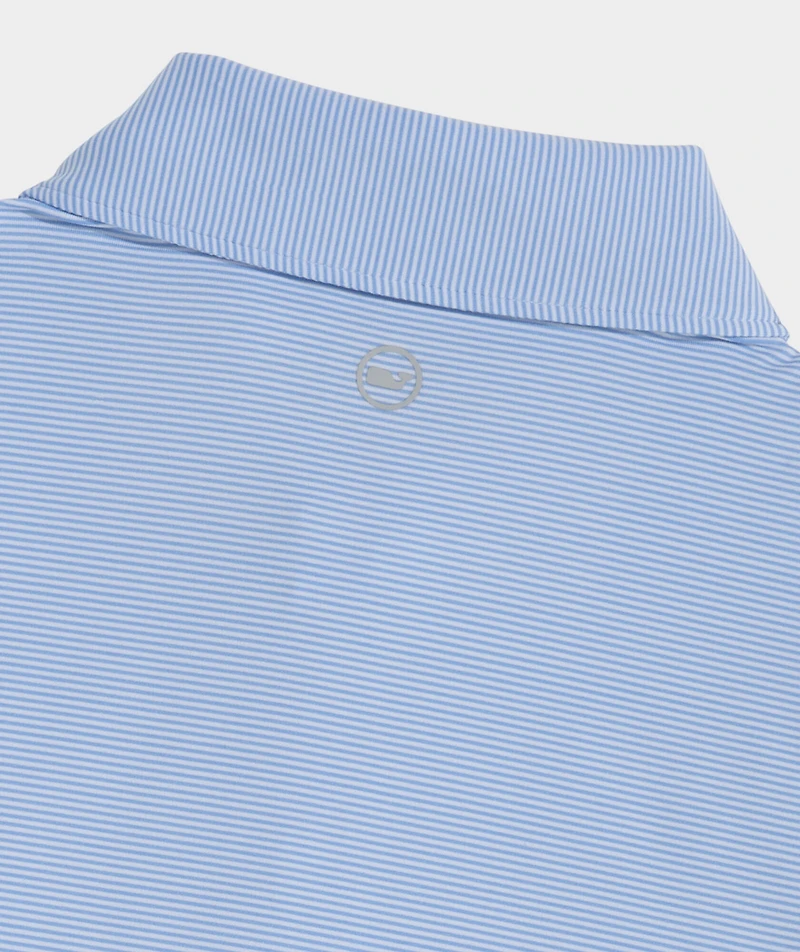 Boys' Anegada Stripe Sankaty Performance Polo