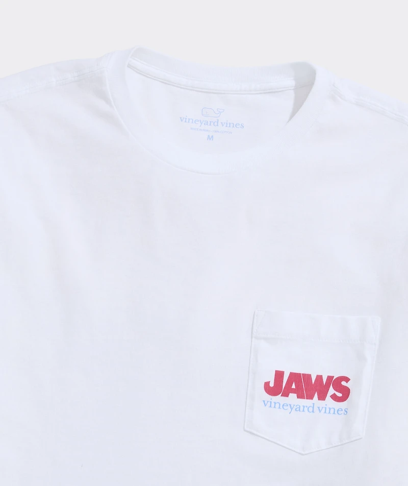 JAWS x vineyard vines Poster Short-Sleeve Pocket Tee