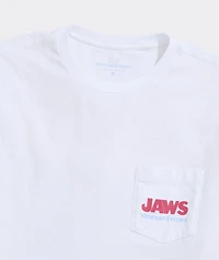 JAWS x vineyard vines Poster Short-Sleeve Pocket Tee