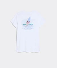 Tigress Painted Scene Short-Sleeve Pocket Tee