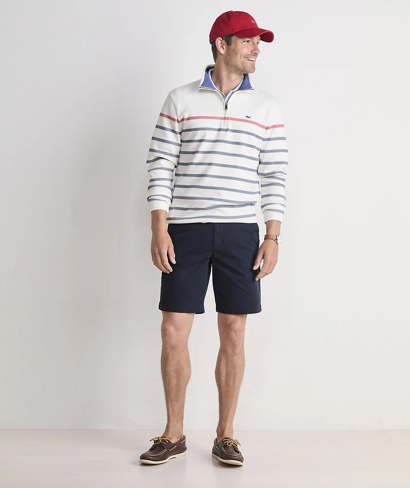 Breton Stripe Saltwater Quarter-Zip